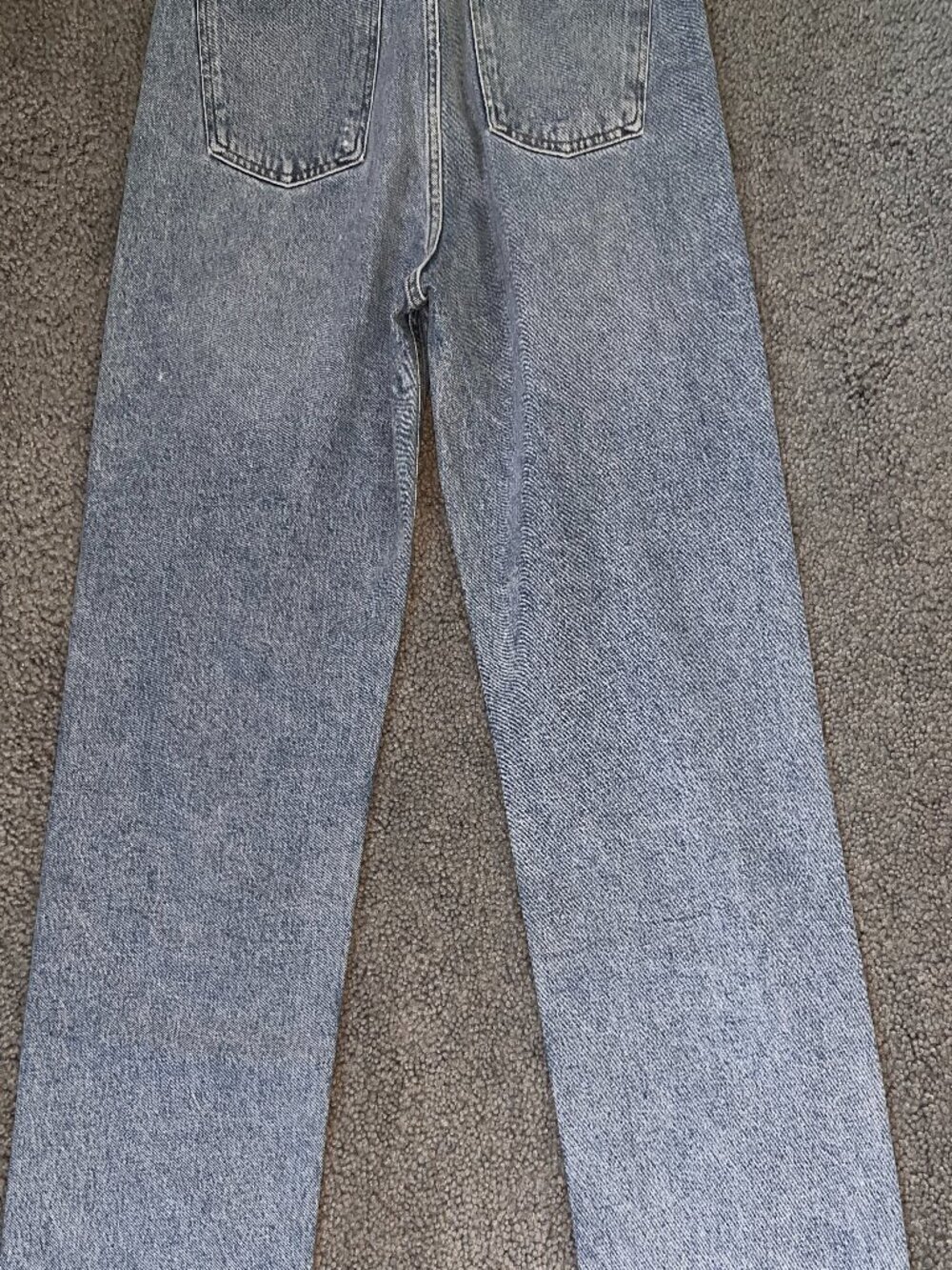 AGOLDE REWORK STRAIGHT LEG ULTRA HIGH RISE CINCH WAIST PLEATED BAGGY JEAN BELTED - Picture 6 of 12
